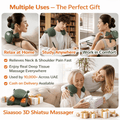 3D Shiatsu Neck & Shoulder Massager with Heat for instant pain relief, perfect neck massager UAE for relaxation at home.