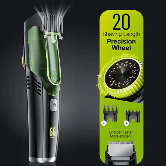 Hair Clipper with Vacuum Cleaner - Crown Cart